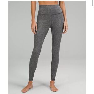 Lululemon Align Leggings Pants 28” Heathered Black Size 6